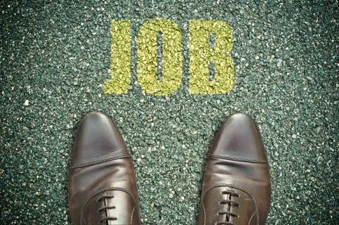 Road concept - job Stock Illustration