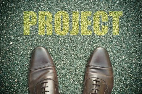 Road concept - project Stock Illustration