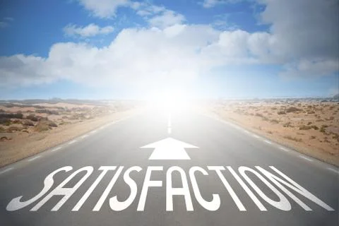 Road concept - satisfaction Stock Illustration