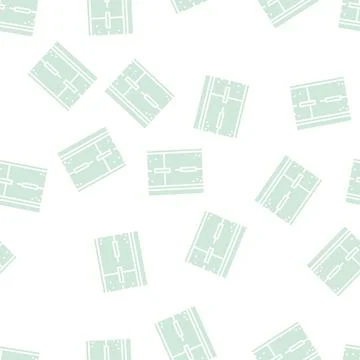 Road concrete glyph seamless pattern Stock Illustration