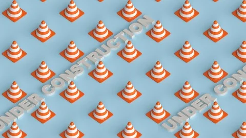 Road cone seamless background, Stock Footage 107971920