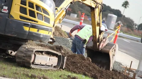 Road Construction 10 Stock Footage 921108