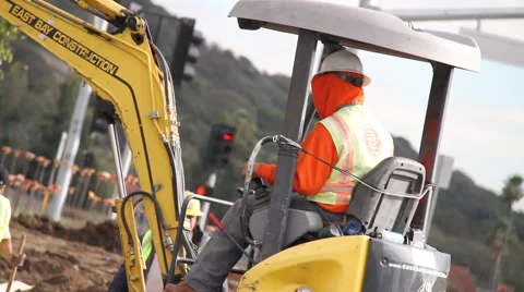Road Construction 11 Stock Footage 921102