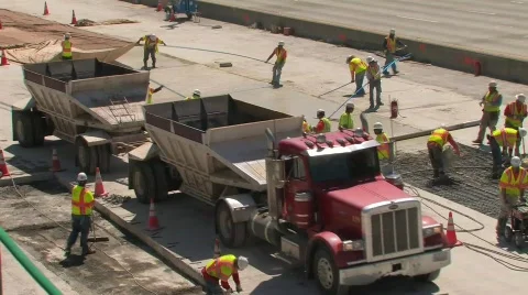 ROAD CONSTRUCTION 14 Stock Footage 611690