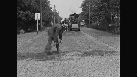 Road Construction Activities Stock Footage 88516856