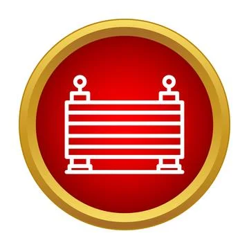 Road construction barrier protecting restricted restricted area icon Stock Illustration