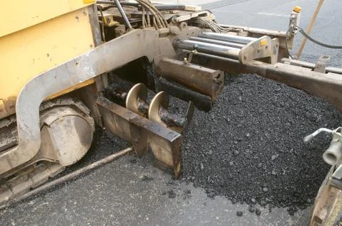Road construction equipment Stock Photos