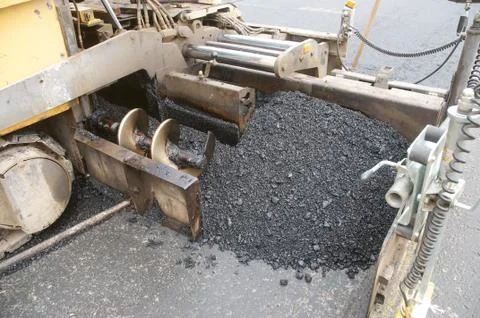 Road construction equipment Stock Photos