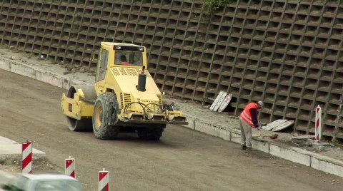 Road Construction Video stock 84323