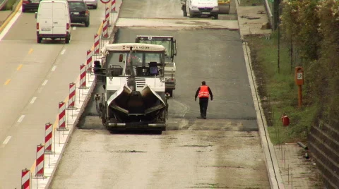 Road Construction Video stock 84381