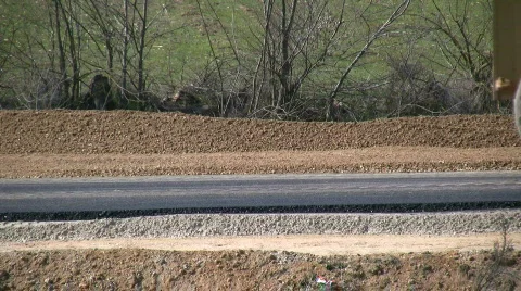Road construction Stock Footage 347806