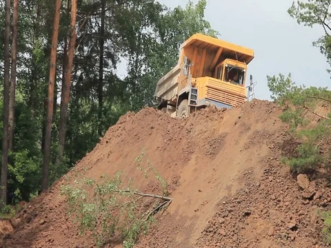 Road construction Stock Footage 76690352