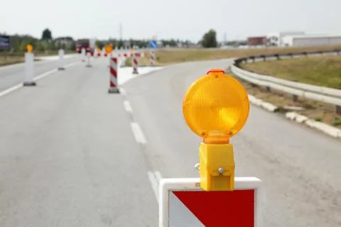Road construction 写真素材