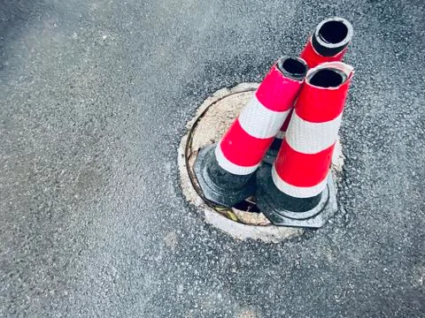 Road Construction Foto stock