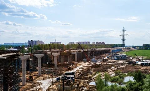 Road construction Stock Photos