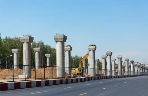 Road construction Stock Photos