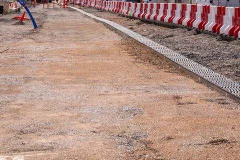 Road construction Stock Photos