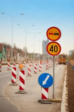 Road Construction Series Stock Photos