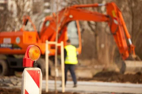 Road Construction Series Stock Photos
