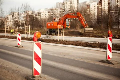 Road Construction Series Stock Photos