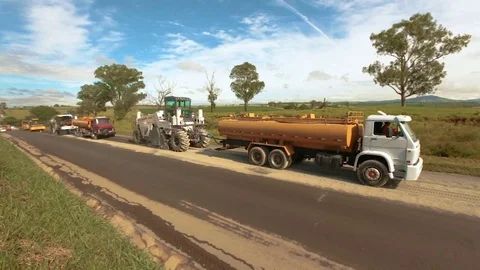 Road construction site Vidéo 75949441