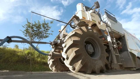 Road construction site Vídeo Stock 75958939