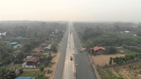 Road construction site Video stock 88143655