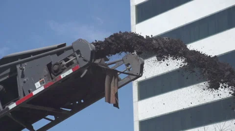 Road Construction Slow Motion Stock Footage 65428845