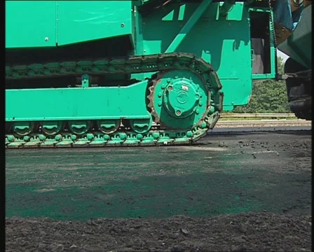 Road construction work Stock Footage 738304