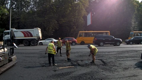 Road Construction Workers Vidéo 90139248