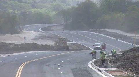 Road Constuction Stock Footage 39637096