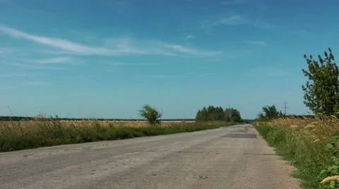 Road in country side Stock Footage 8533490