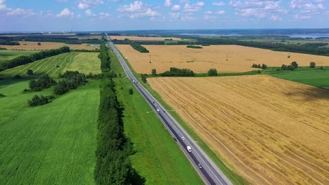 Road on countryside Stock Footage 113945761