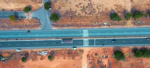 A road in countryside Stock Footage 130502382