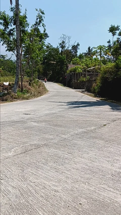 Road in the countryside Stock Footage 284783247