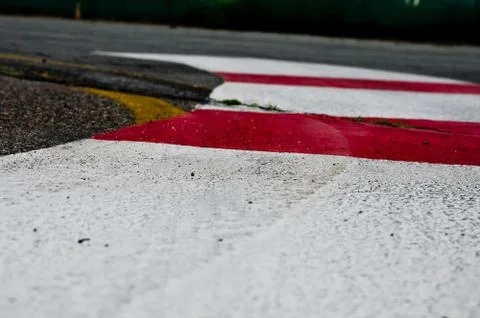 Road course stripes Stock Photos