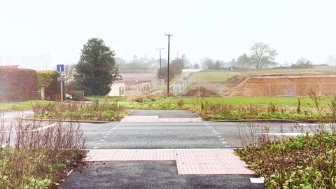 Road crossing Stock Footage 72236745