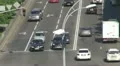 Road crossing in Square of independence, Kiev, Ukraine HD Footage