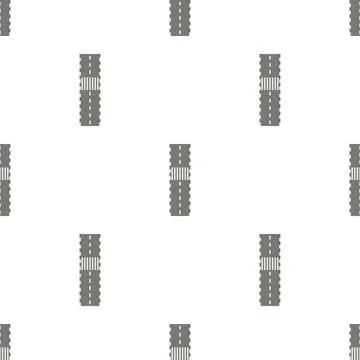 Road with crosswalk pattern seamless vector Stock Illustration