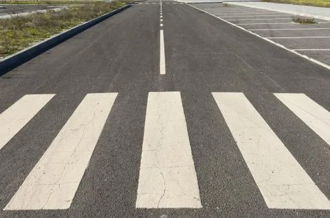 Road crosswalk Stock Photos