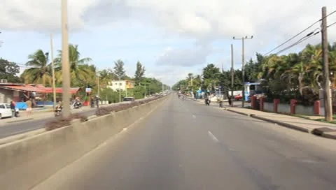 Road in Cuba(HD)c Stock Footage 10588746