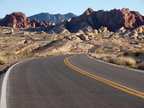 Road curves Stock Photos