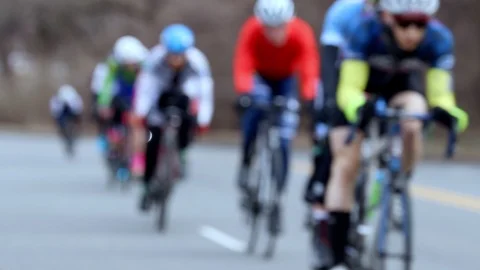 Road cycling racing Stock Footage 87308447