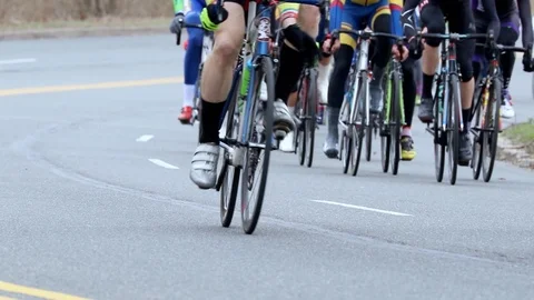 Road cycling racing Stock Footage 87308481
