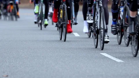 Road cycling racing Stock Footage 87308492