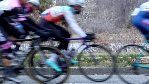 Road cycling racing Stock Footage 87308509