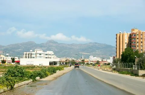 Road in cyprus Stock Photos
