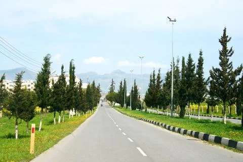Road in cyprus Stock Photos