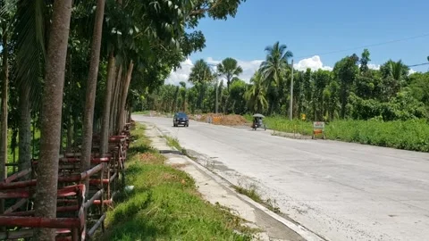 Road to Davao Stock Footage 254468087
