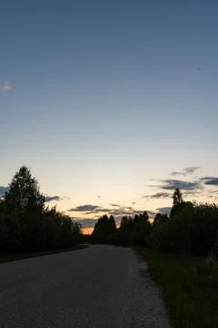 The road to dawn Stock Photos